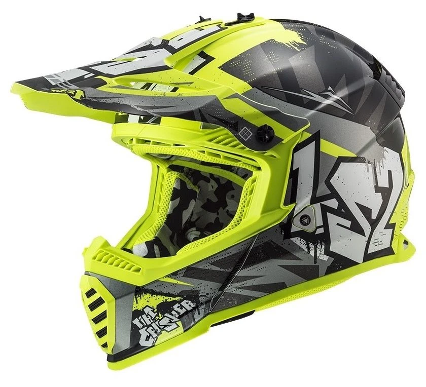 Richa MX437 Fast EVO Crusher Motorhelm 3 Richa MX437 Fast EVO Crusher Motorhelm