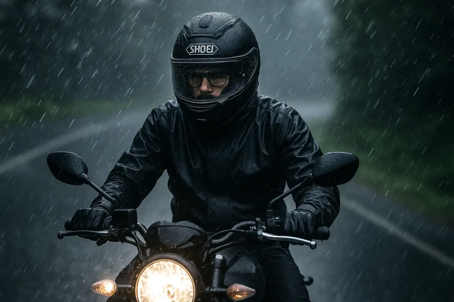 Voorkant -Dainese Winkel Jens met regenpak 11zon